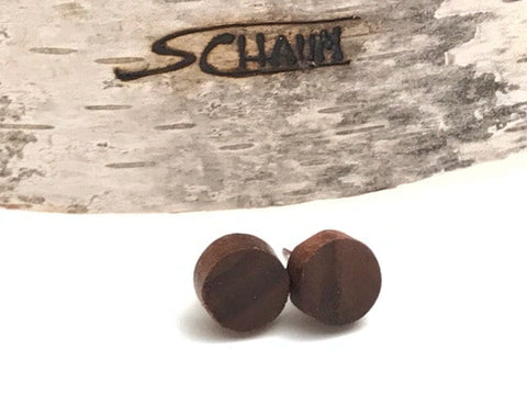 boucles d oreilles,Stud Earrings, Wood Earrings, Stud Earrings, Wood Stud Earrings, Men’s Earrings, Earring for men, Comme un ange