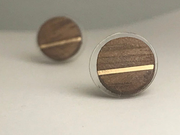 boucles d oreilles,Stud Earrings, Wood Earrings, Stud Earrings, Wood Stud Earrings, Men’s Earrings, Earring for men, Comme un ange