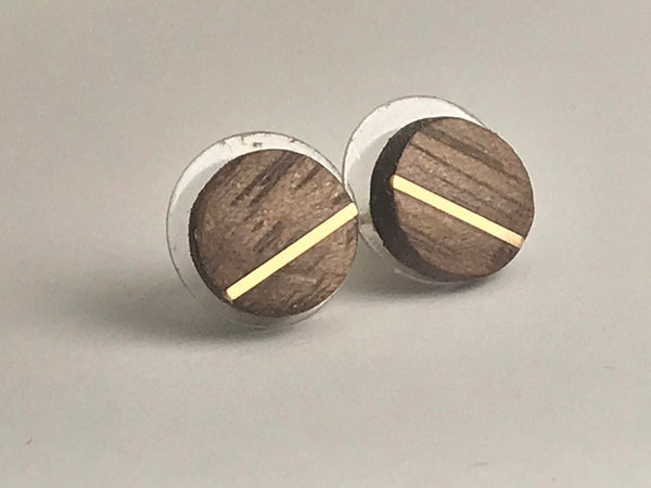 boucles d oreilles,Stud Earrings, Wood Earrings, Stud Earrings, Wood Stud Earrings, Men’s Earrings, Earring for men, Comme un ange