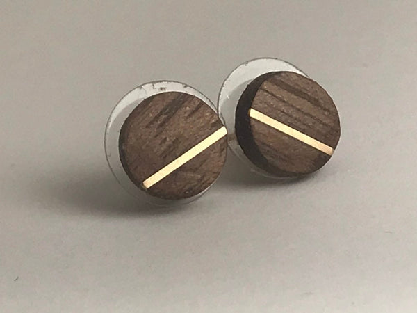 boucles d oreilles,Stud Earrings, Wood Earrings, Stud Earrings, Wood Stud Earrings, Men’s Earrings, Earring for men, Comme un ange