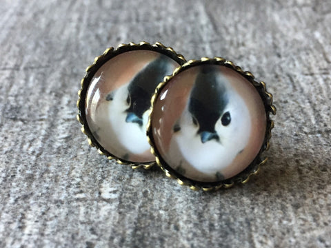 Bird gold silver rose gold color bird stud earrings bird stud earrings, bird earrings, stud earrings, bird jewelry Comme un ange