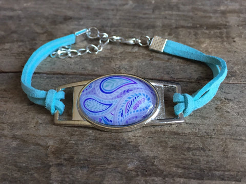 Bracelet aqua resine Comme un ange