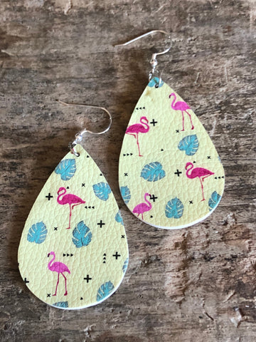 Boucles d’oreilles flamingoes Comme un ange