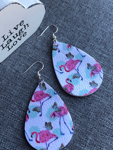 Boucles d’oreilles flamingoes Comme un ange