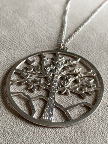 Collier breloque argent arbre de vie Comme un ange