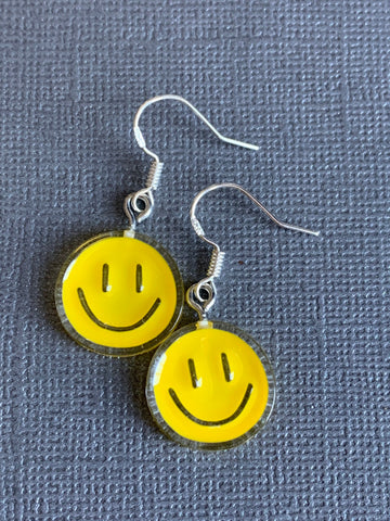 Boucles d’oreilles happy soleil j’aime sun earring Comme un ange