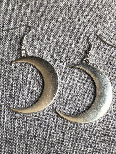 Boucles oreilles grosse lune Comme un ange