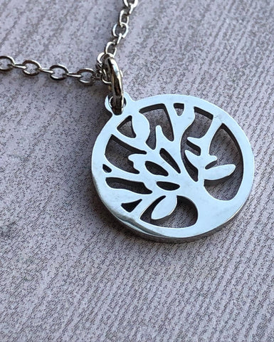 Collier stainless arbre de vie Comme un ange