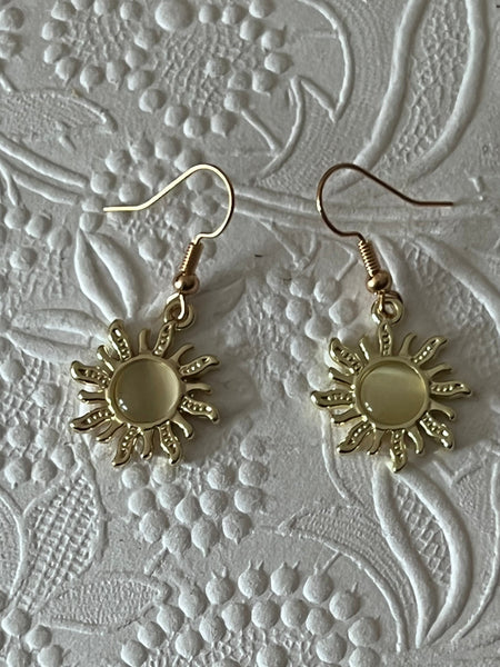 Boucles oreilles rayons de soleil Comme un ange