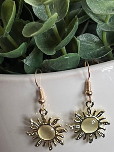 Boucles oreilles rayons de soleil Comme un ange